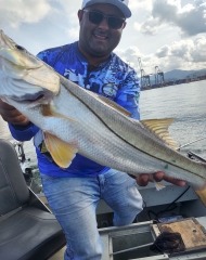 Pesca de robalo em São Vicente - 1